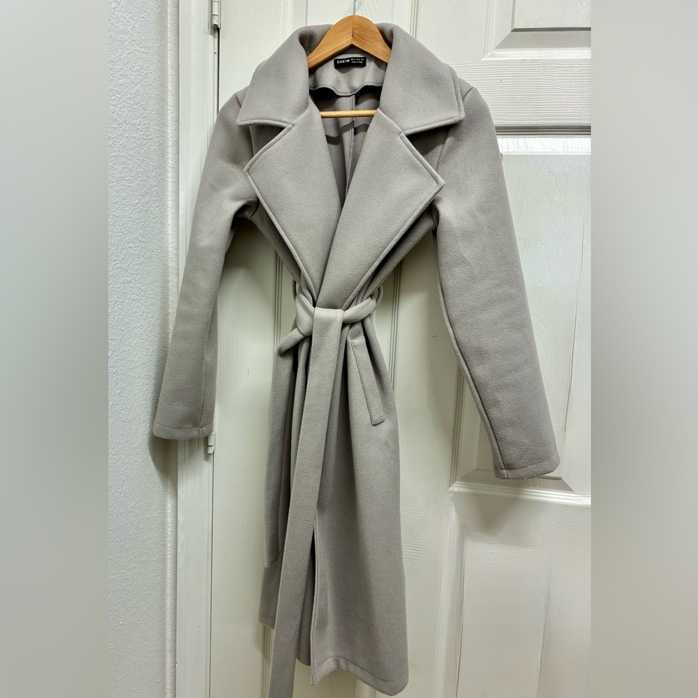 Classic Gray Trench Coat